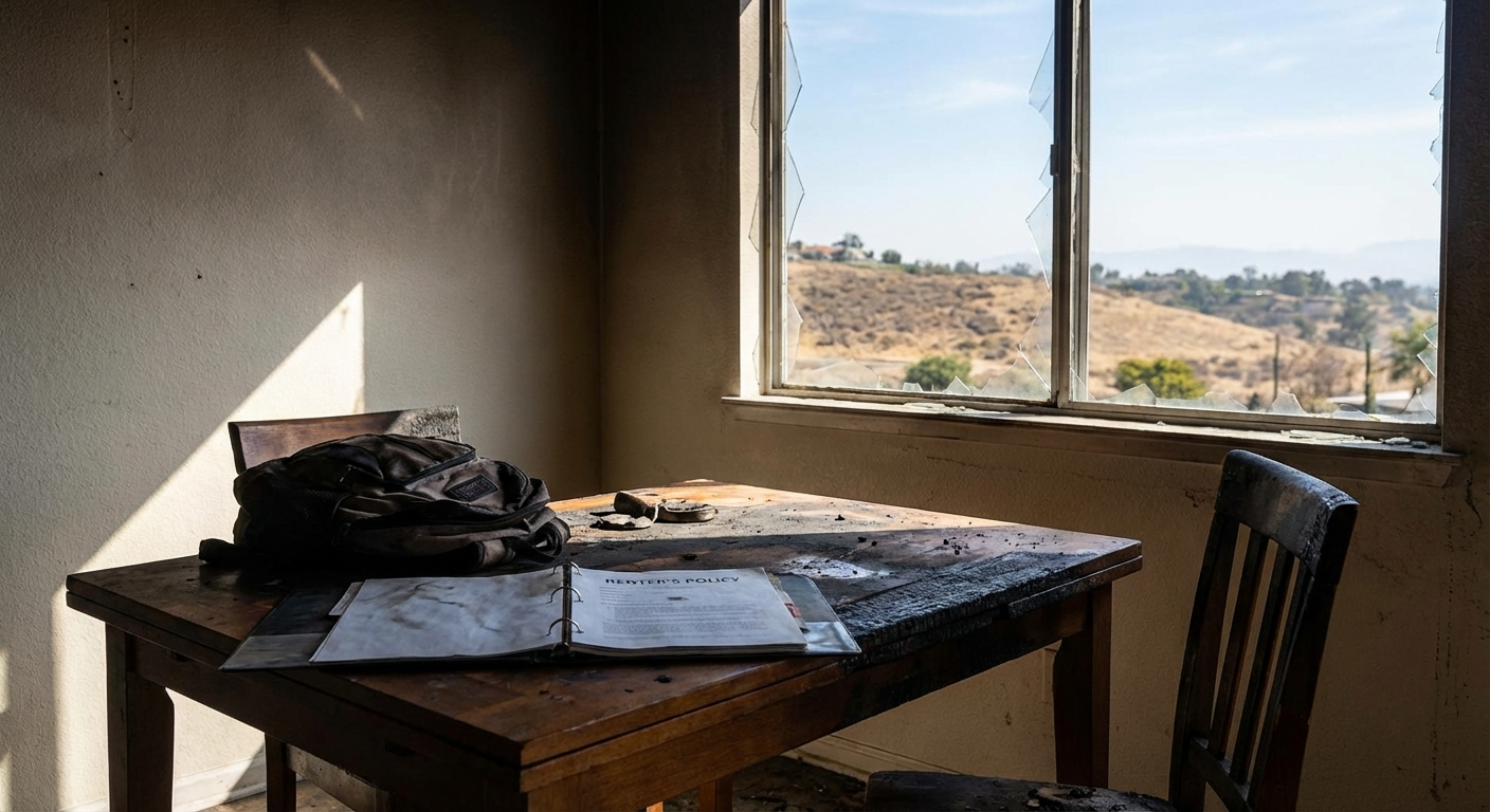 california renters insurance fire damage - California insurance guide